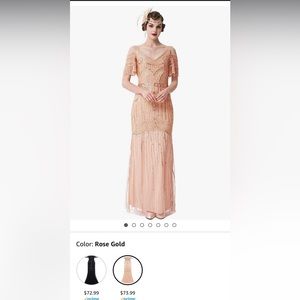 BABEYOND 1920s flapper dress - size 4 (XS)